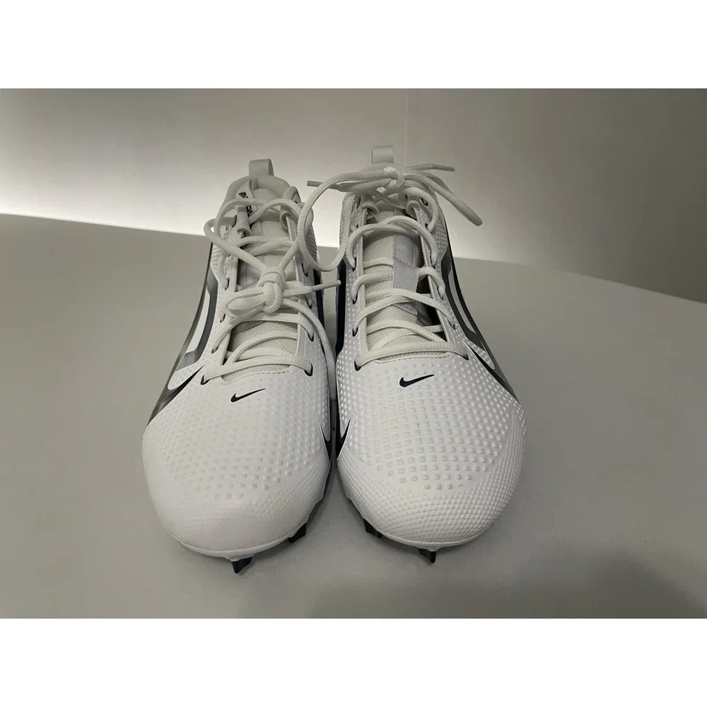 Nike Alpha Menace 4 Varsity Football Cleats Men‎ White Blue NEW FZ7703 Size 15